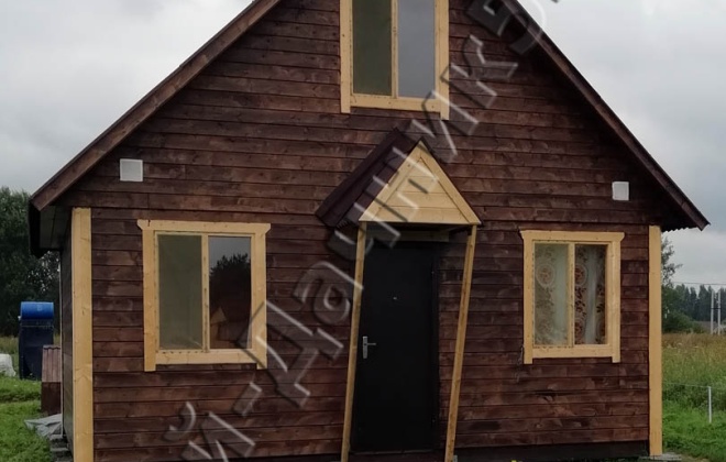 3 Каркасно-щитовой дом 6×5 м, 30 м², Тверская область, Калининский район, деревня Шалайково (3)
